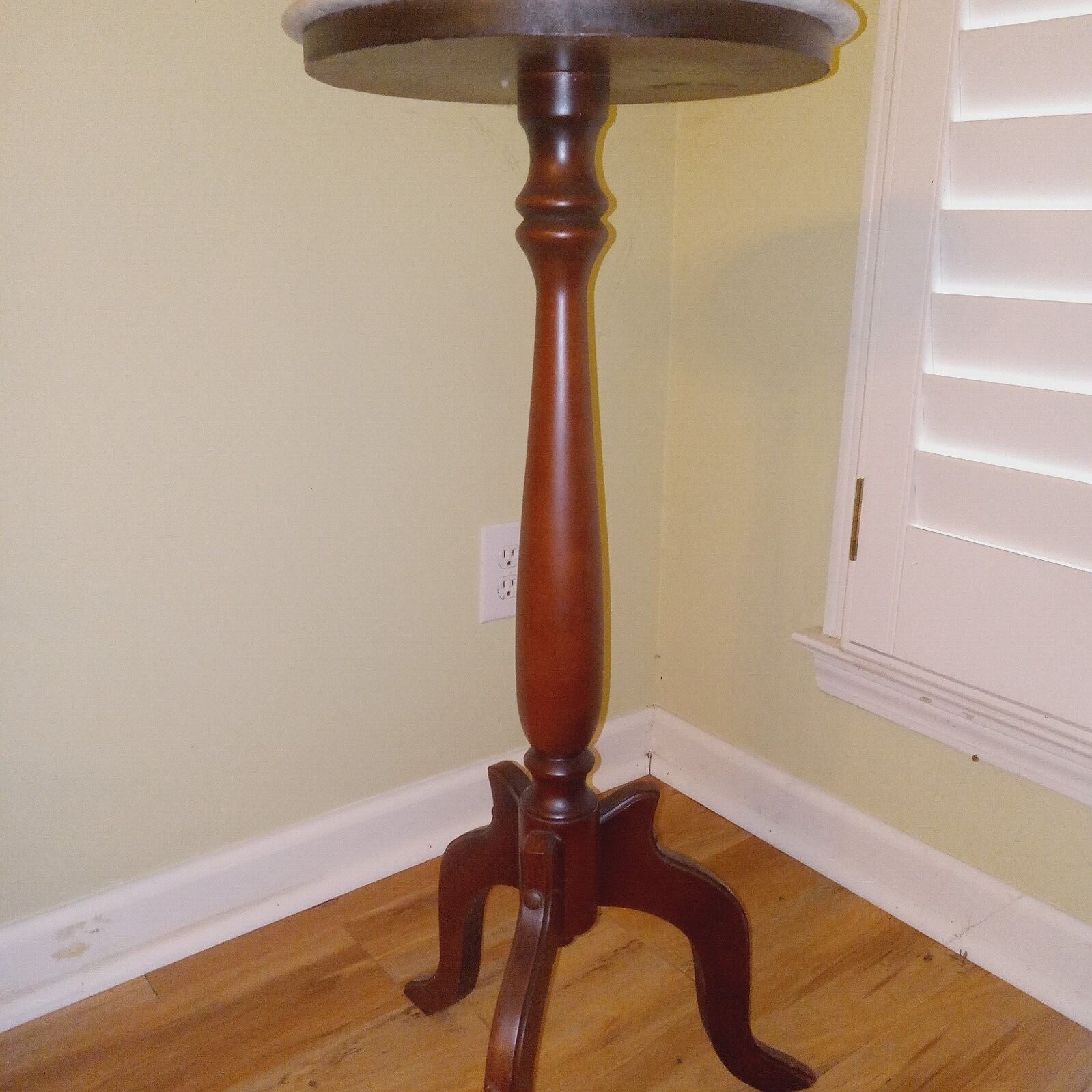 mahogany and marble