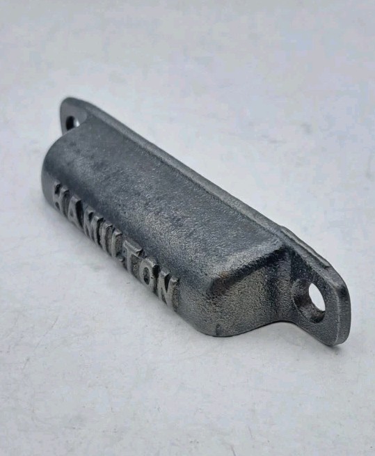 Antique Bin Pull Drawer Printers Cabinet Hamilton Handle Cast Iron Hardware