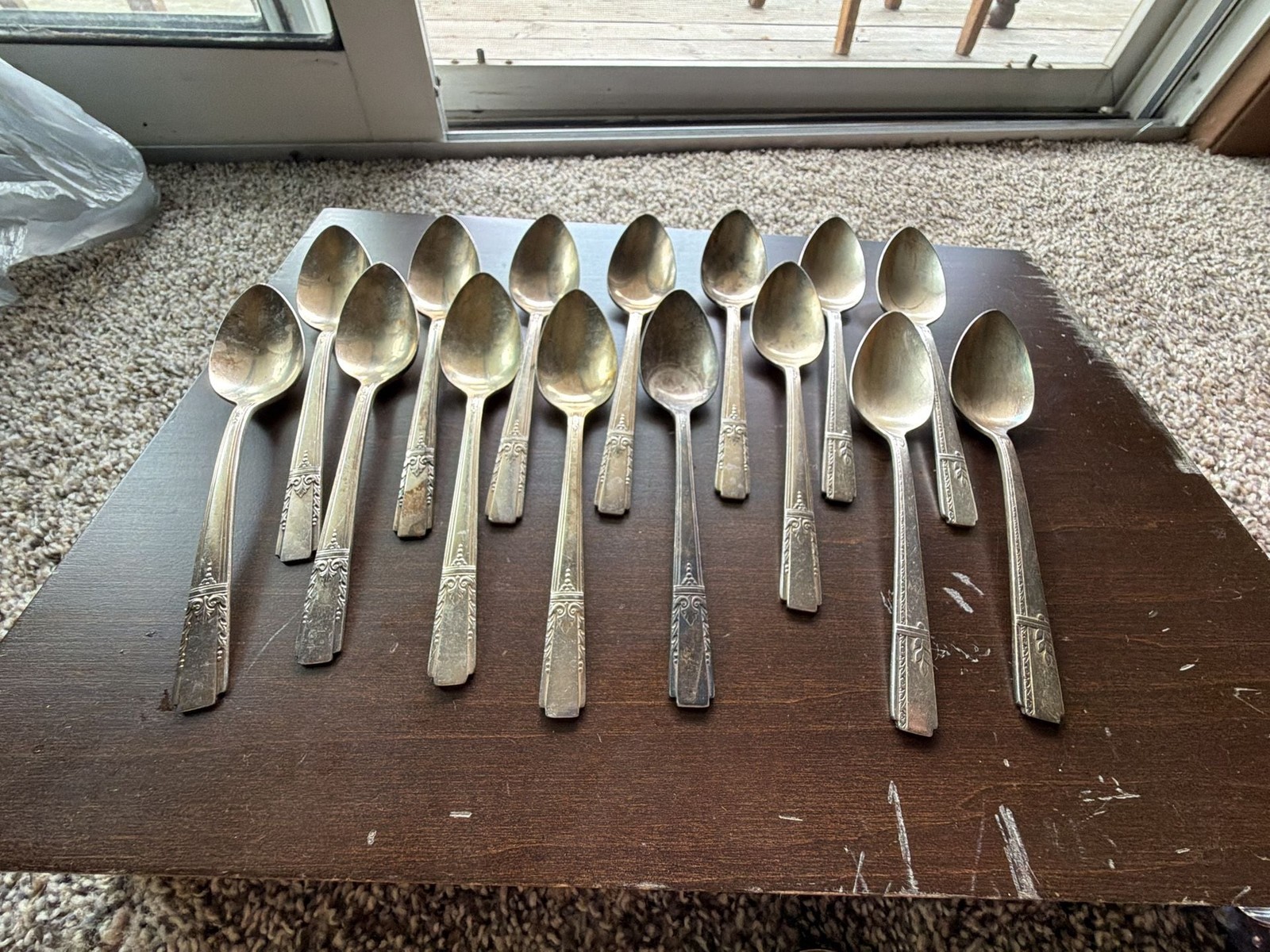Vintage Oneida Nobility Plate Caprice 1937 Silverplate Teaspoons Set of 14