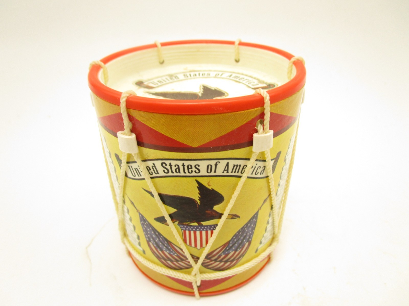 Vintage American Bicentennial Drum Music Box made in West Germany