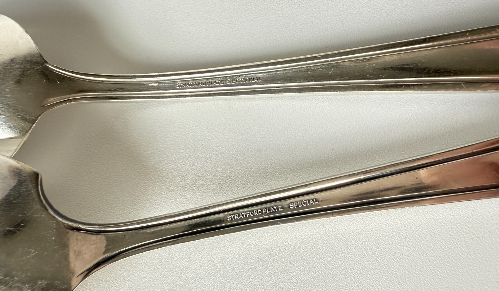 7 Pcs STRATFORD PLATE Special Sectional SILVERPLATE Flatware Vintage Crafts
