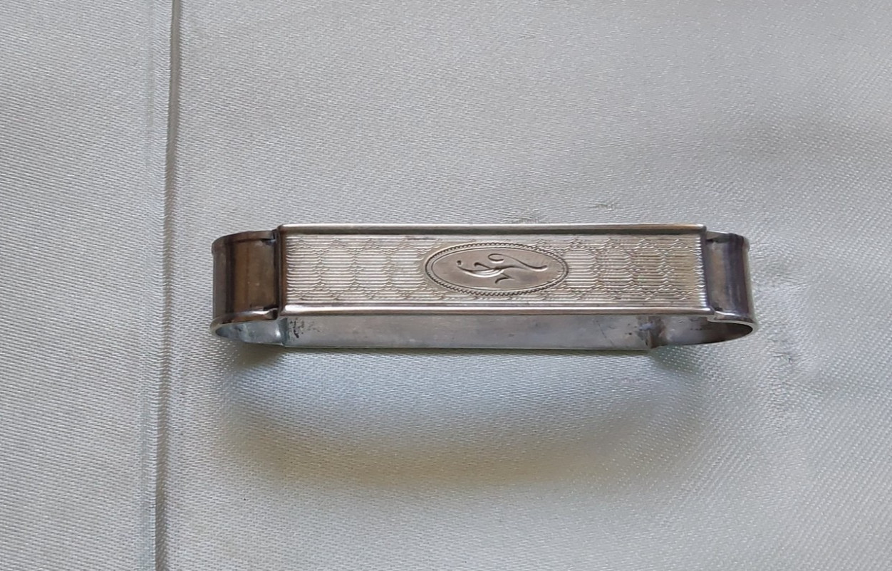 Vintage Manchester Silver Co. Sterling Silver Oblong Napkin Ring – 2- 7/8″