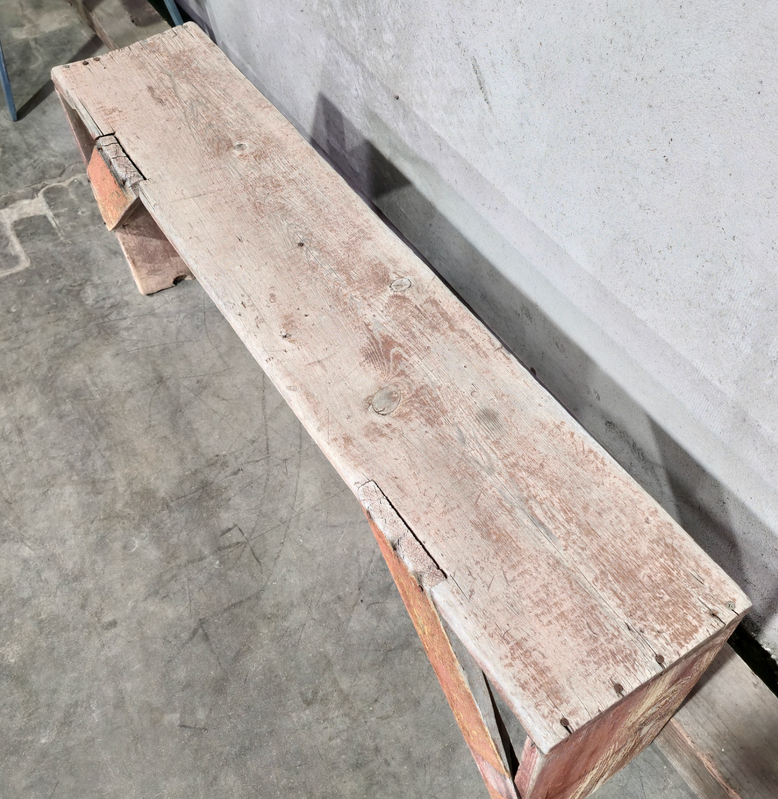 Primitive Wooden Rustic Bench9 3/4 x 19 x 47 1/2″