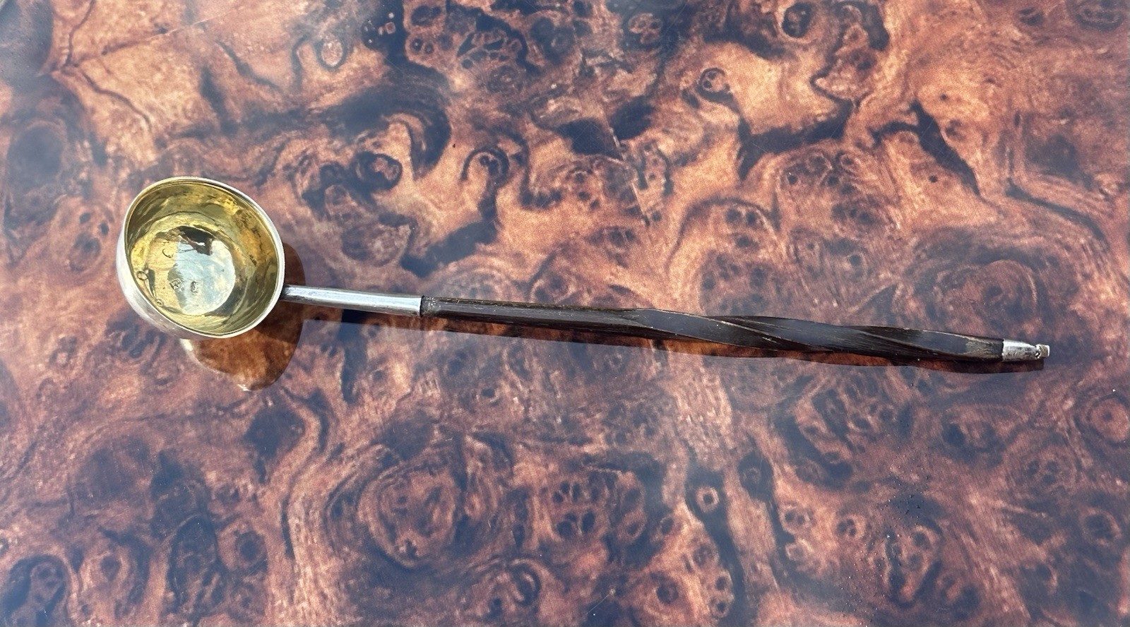 Antique Georgian Silver Toddy Ladle – Peter, Ann & William Bateman, London 1802