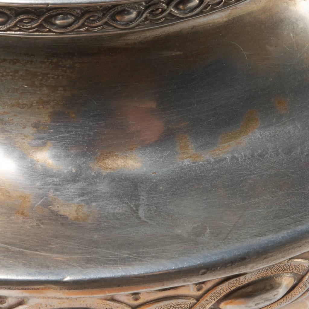 Reed & Barton 1799 Engine Turned Silverplate Coffee/Tea Pot Sugar Bowl Creamer