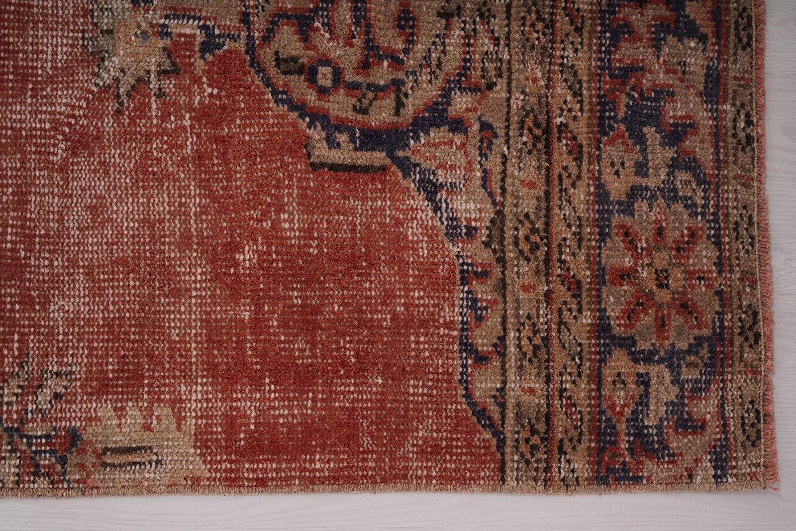 Natural Vintage Runner Turkish Runner Rug Oushak Runner Rug 2×10 Organic Rug 176