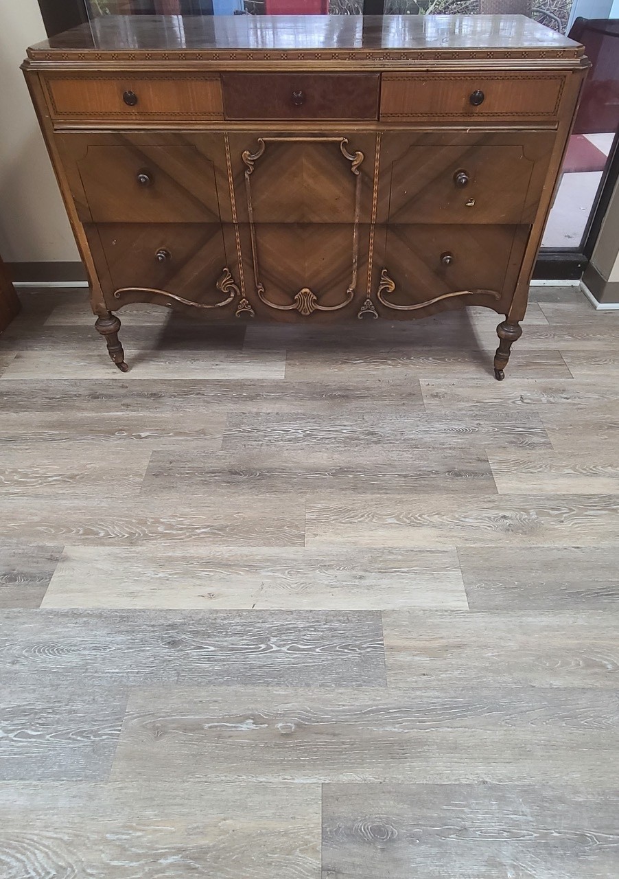 Elegant French Satinwood 3 Drawer Dresser