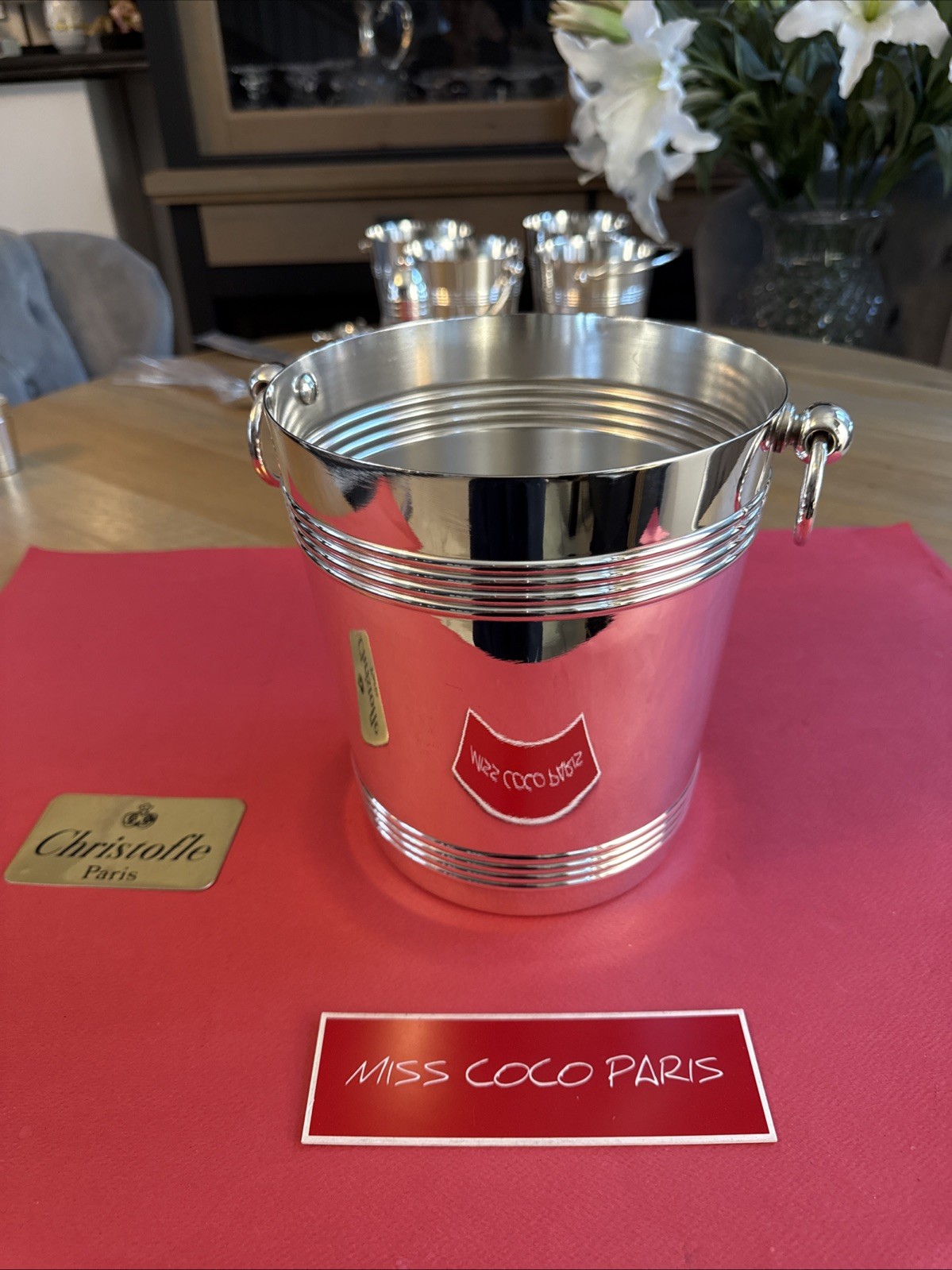 Christofle Gallia Champagne Bucket BIARRITZ HT21 19CM T TB N2