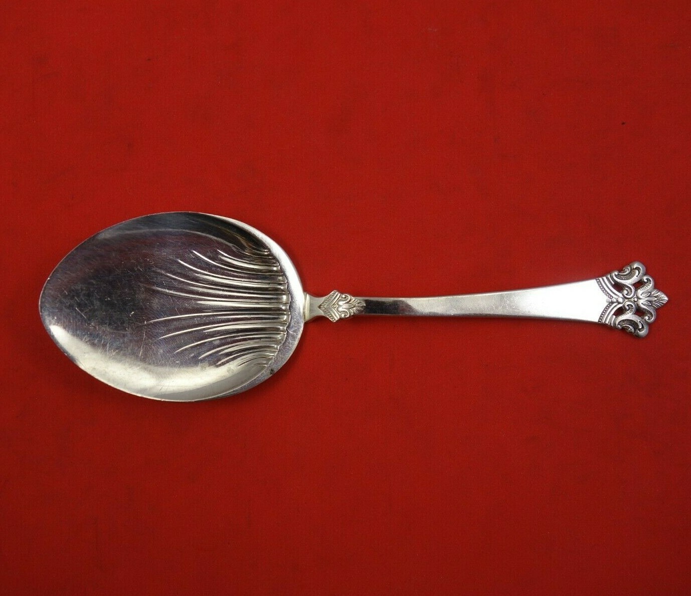 Anitra by Th. Olsens .830 Silver Petit Four Server 5 7/8″ Serving Heirloom