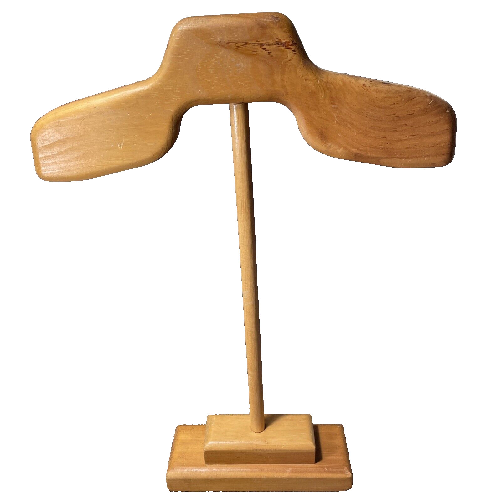 Mid Century Dress Boy Valet BEECHWOOD Shirt Wardrobe Tie Holder STAND 23″ RARE