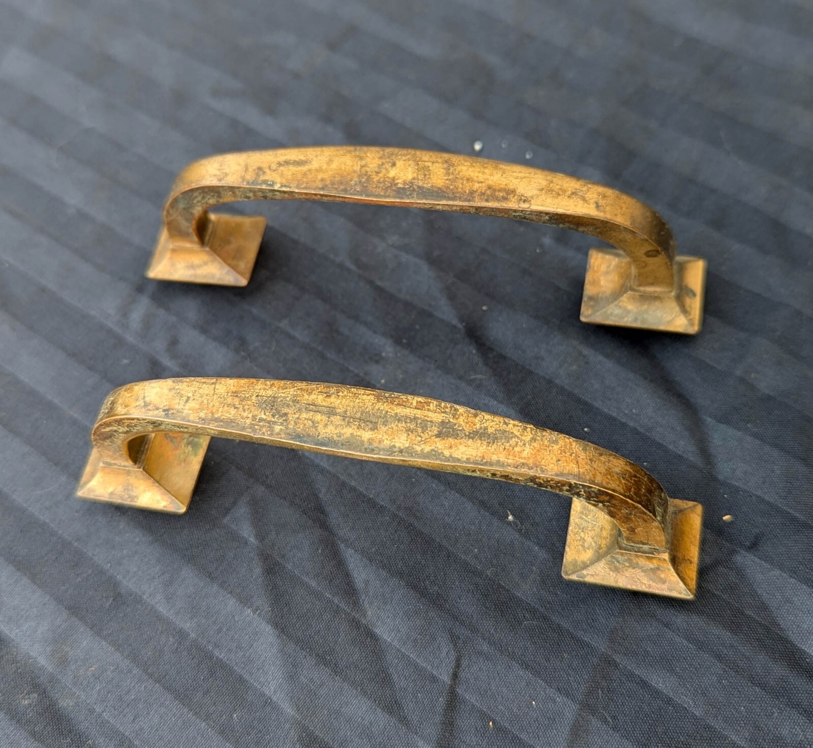 3 Pair avail Vintage Old Cast Bronze Drawer Cabinet Door Furniture Pull Handle