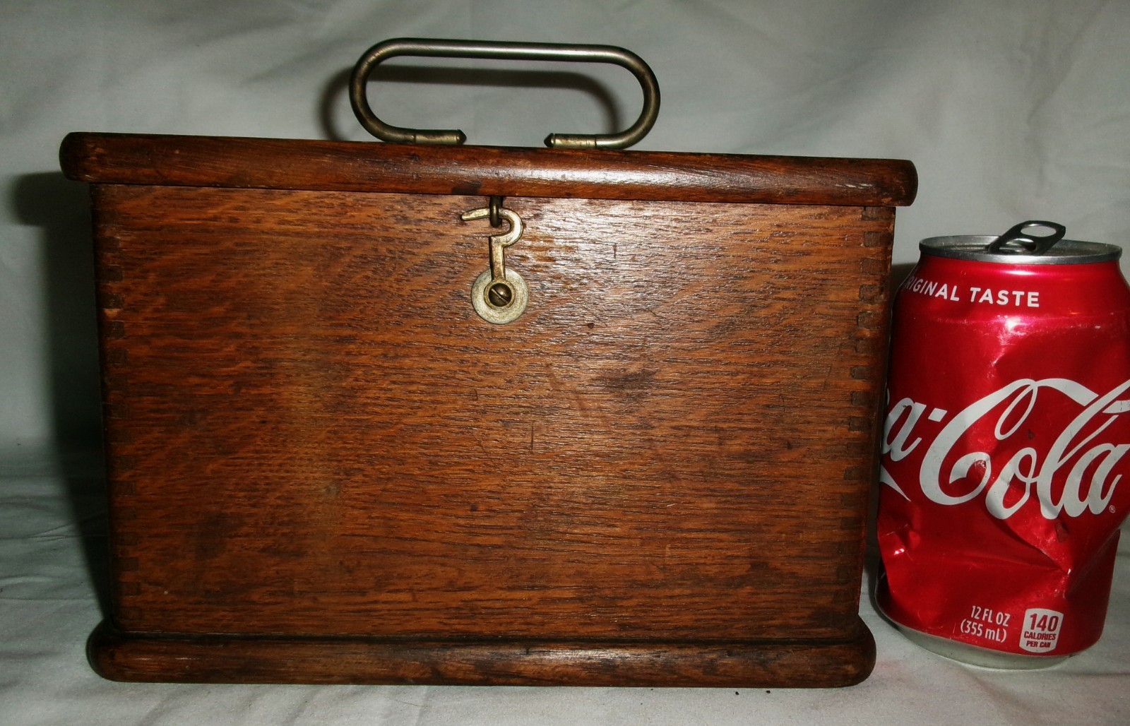 ANTIQUE PRIMITIVE WOOD DOCUMENT BOX HOME OFFICE BILLS PAPERS RECEIPTS CASH LATCH