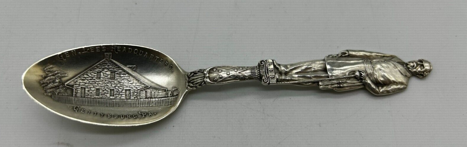 Robert E. Lee sterling silver commemorative spoon