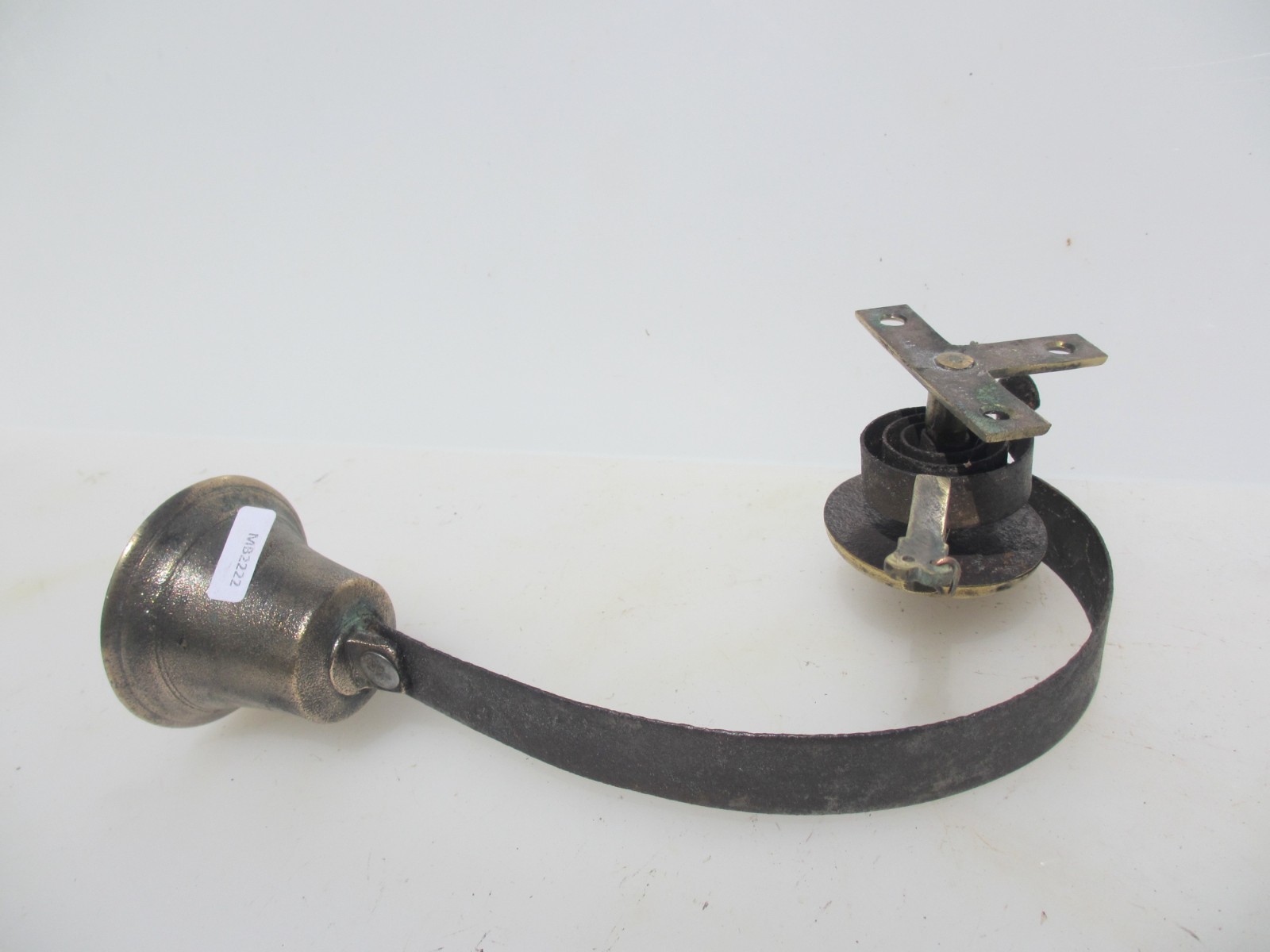 Victorian Servant Butler Bell Brass Butler Iron Crank Antique Vintage Old