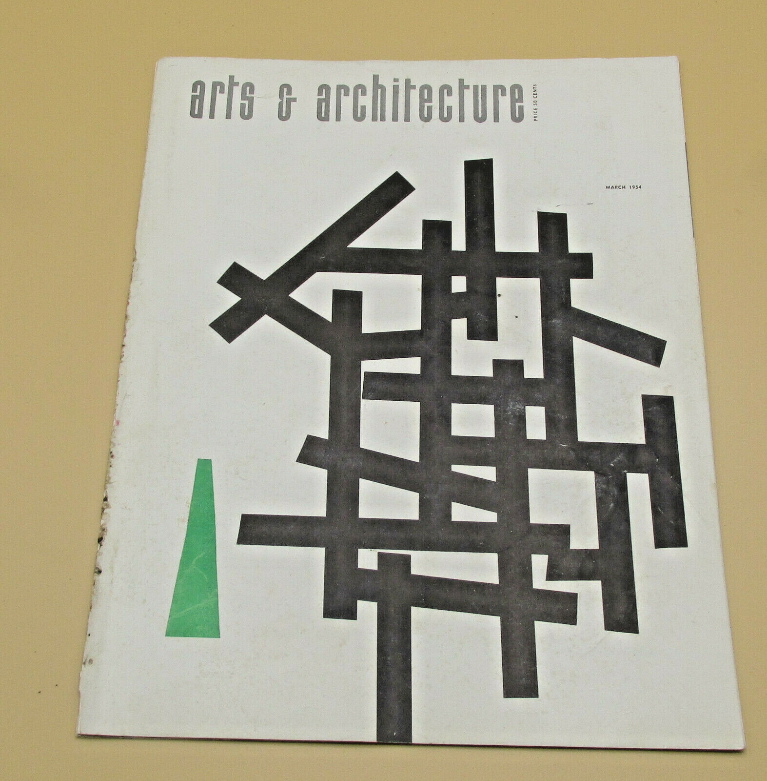 Original Issue Arts & Architecture Magazine March 1954 Loose Pages