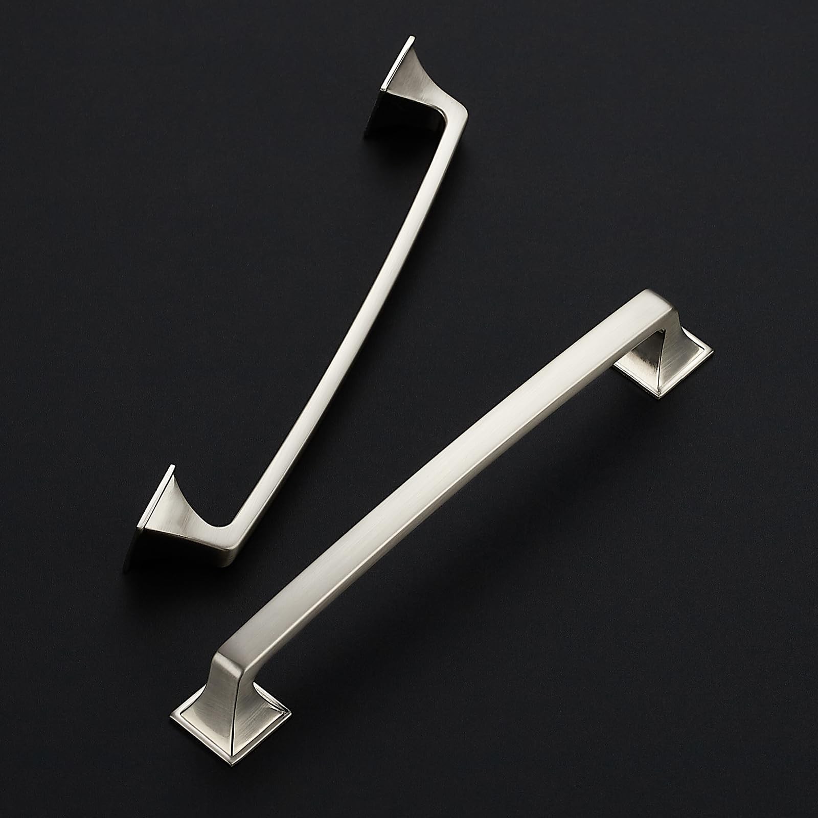Ravinte 25 Pack Solid 6-1/4 Square Foot Arch Pulls Kitchen Cabinet Handles