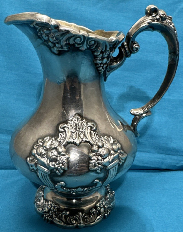 KING FRANCIS Pattern Silverplated 6″ CREAMER Reed & Barton #1653