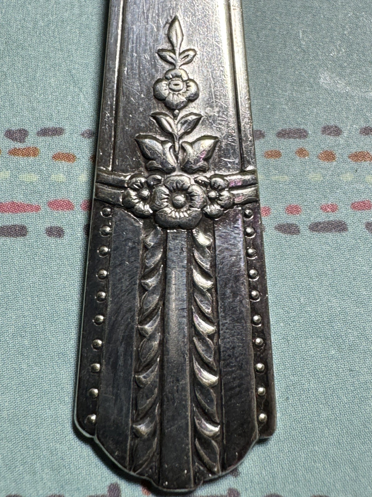 c1949 WMA Rogers EVERLASTING Tea Infuser Spoon Handle Hinged Bowl Excellent