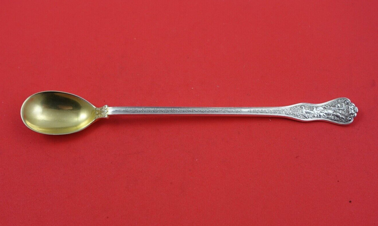 Olympian by Tiffany and Co Sterling Silver Iced Tea Spoon gold washed 7 1/2″