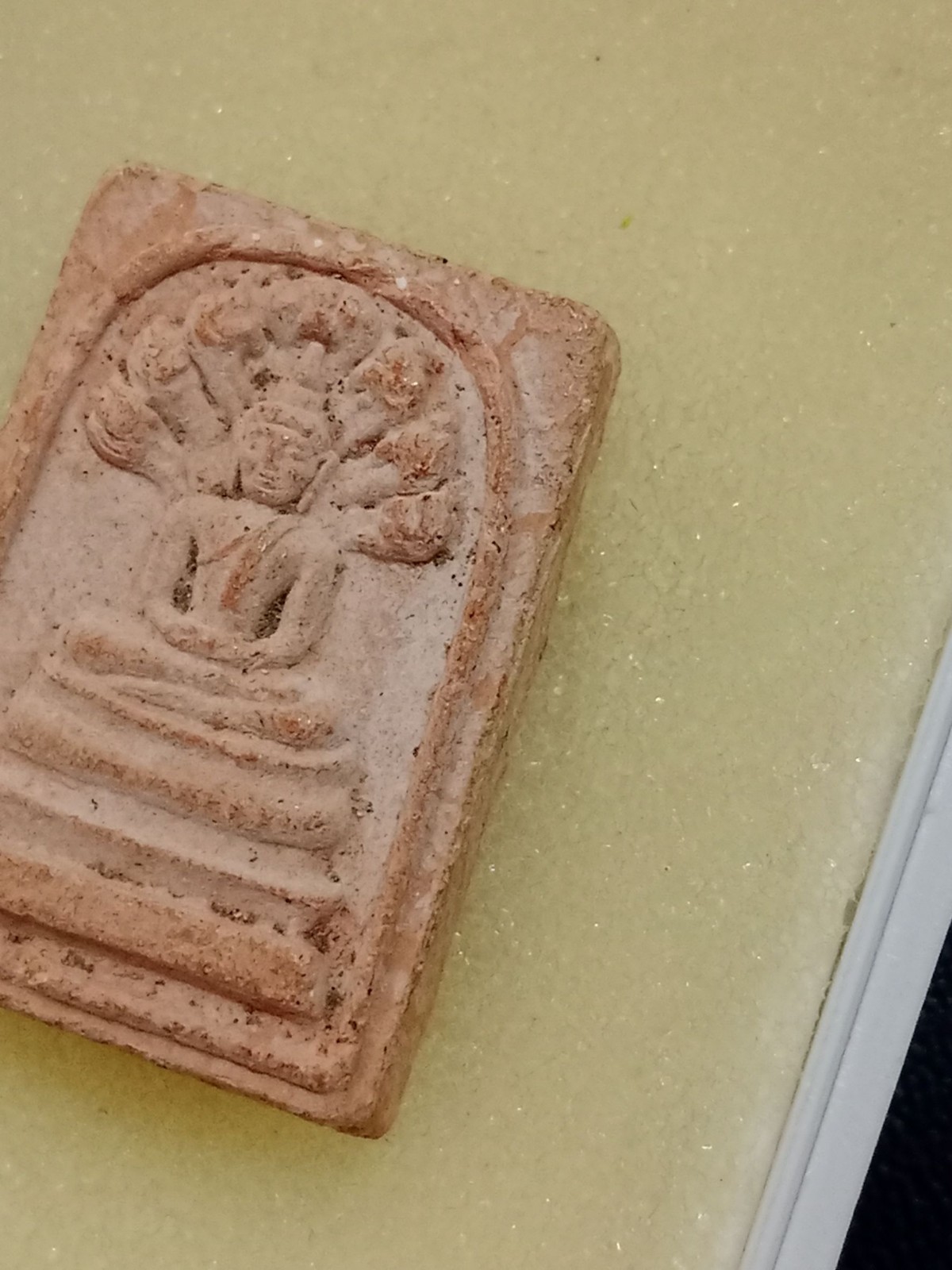 Thai Amulet Phra Nak Prok Wat Saranath Rayong year 1973 by LP Tim Wat Lahan Rai