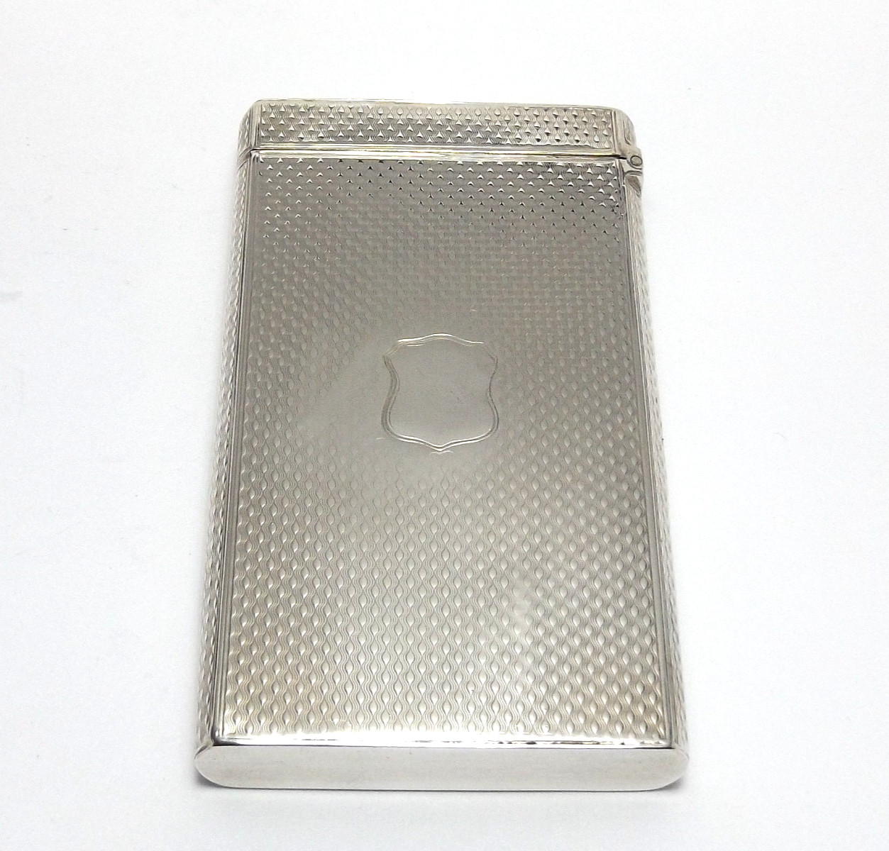 VICTORIAN SCOTTISH STERLING SILVER CHEROOT CASE, JAMES NASMYTH, EDINBURGH 1834