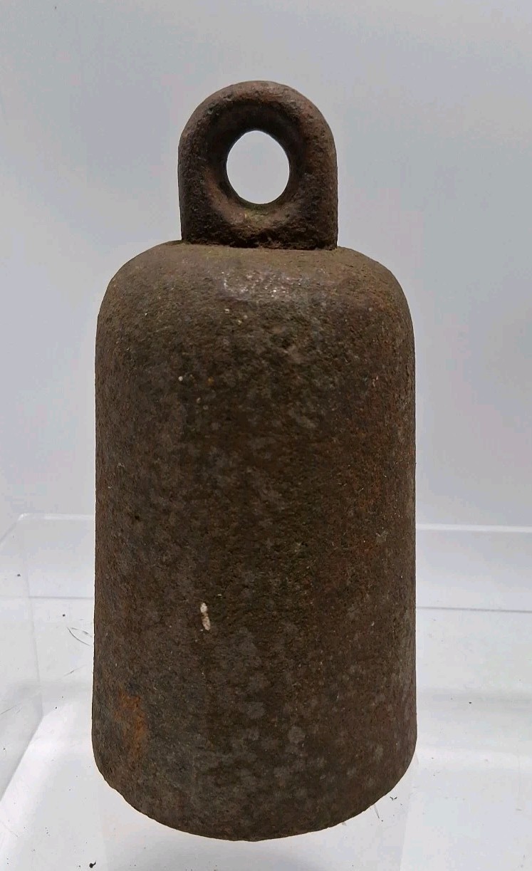 Antique 15 Lb Iron SCALE WEIGHT No Hook, Beam or Steelyard Farm Crop Look Read