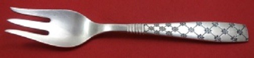 Saint Jerne aka Star by E. Dragsted Sterling Silver Dessert Fork 3-tine 5 5/8″