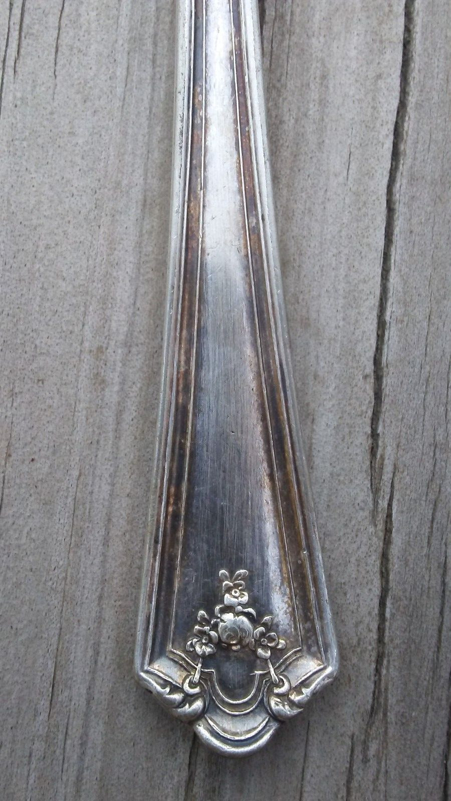 Lot of 5 Antique CLUB Silver Plate ASHLAND Spoons
