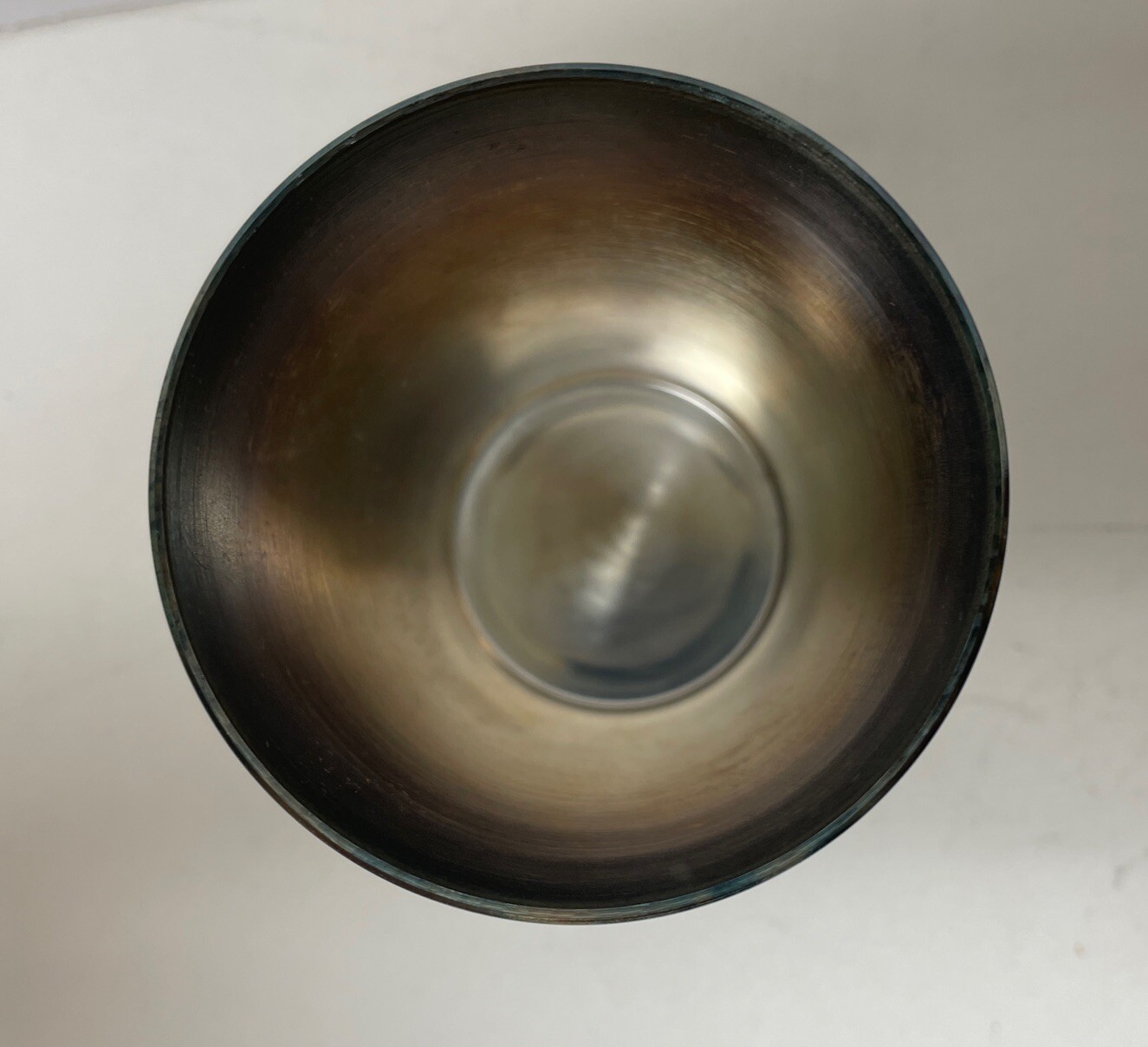 Vintage Silverplate by Fina Dark Chrome Metal Royal Shot Glass