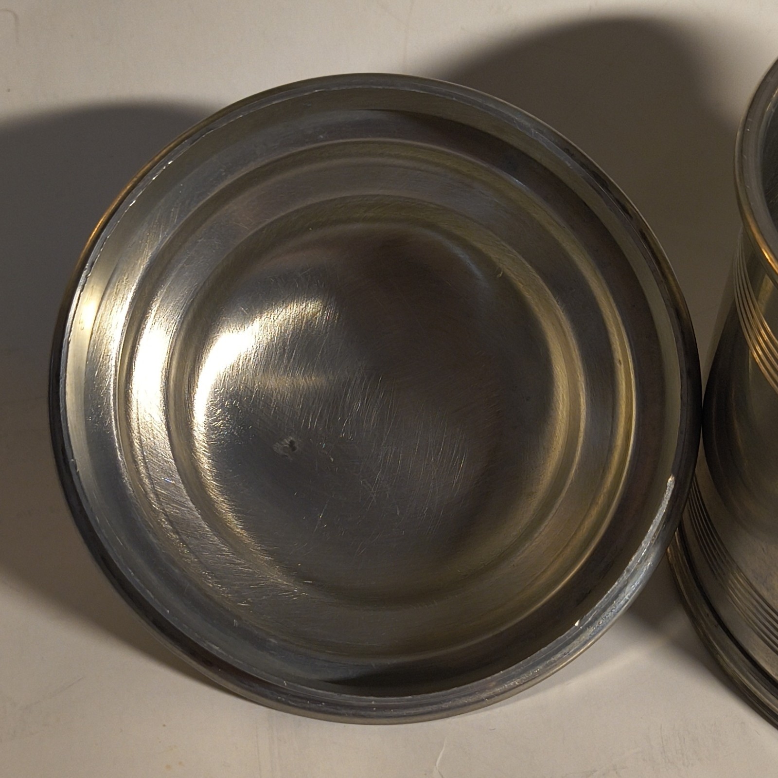 Stieff Williamsburg Silverplate Lidded Bowl/Container, Colonial Style 1900-1940