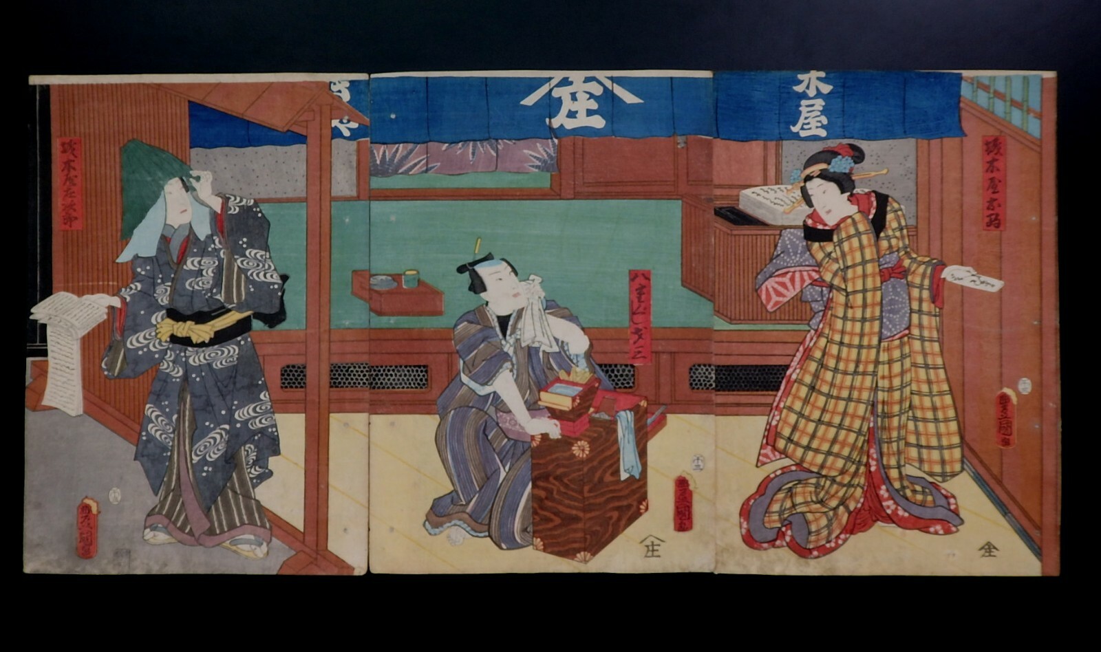 Japanese Ukiyo-e Nishiki-e Woodblock Print 3-933 Utagawa ToyokuniⅢ 1858