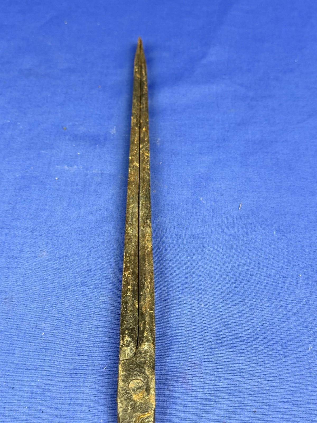 Primitive Fine Tip Ember Tongs ~ Pipe, Candle ~ Hand Forged, Straight, Many Uses