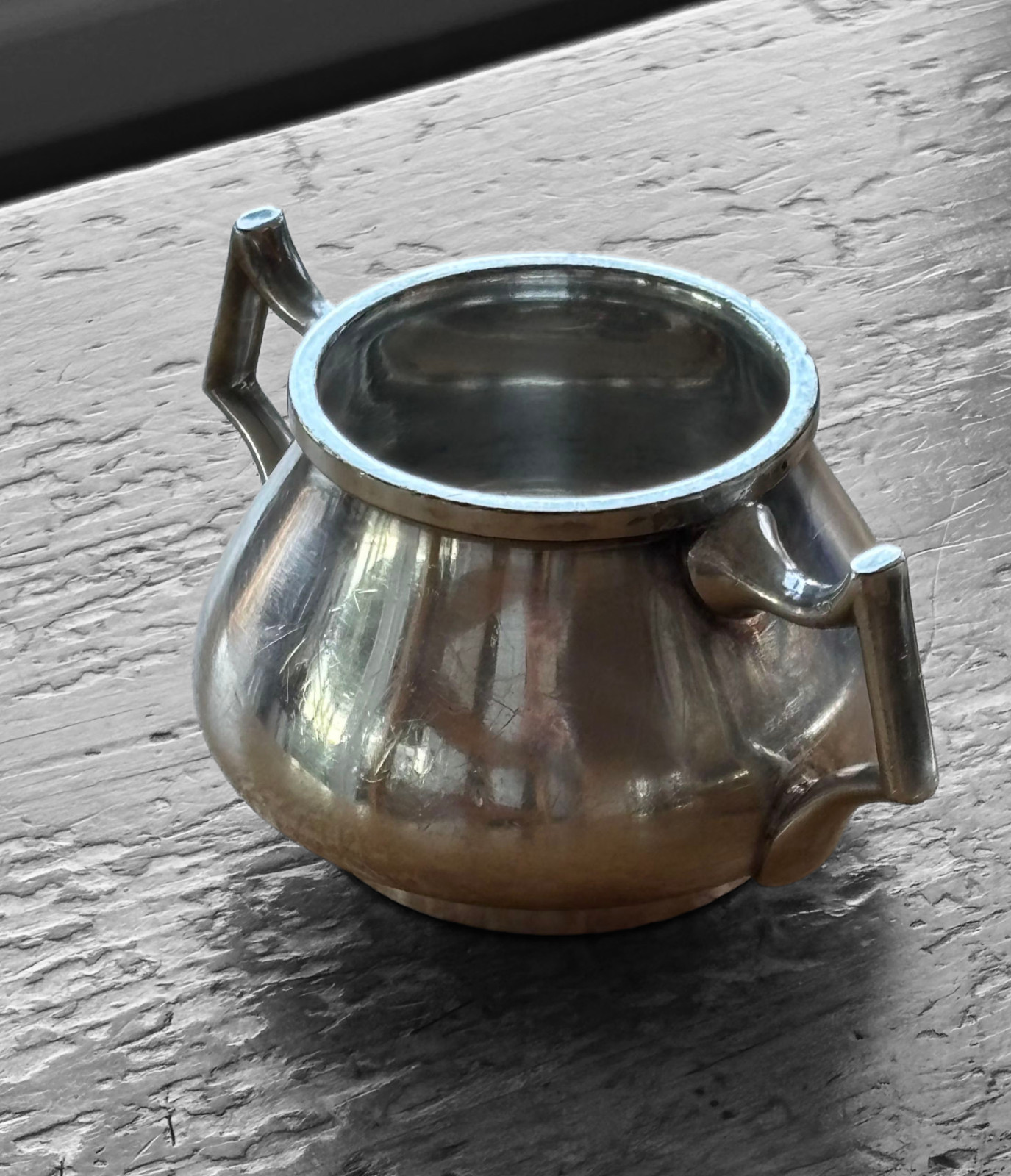 Antique Harrods Double-Handled Silver-Plated Sugar Bowl 1920’s – Made in England