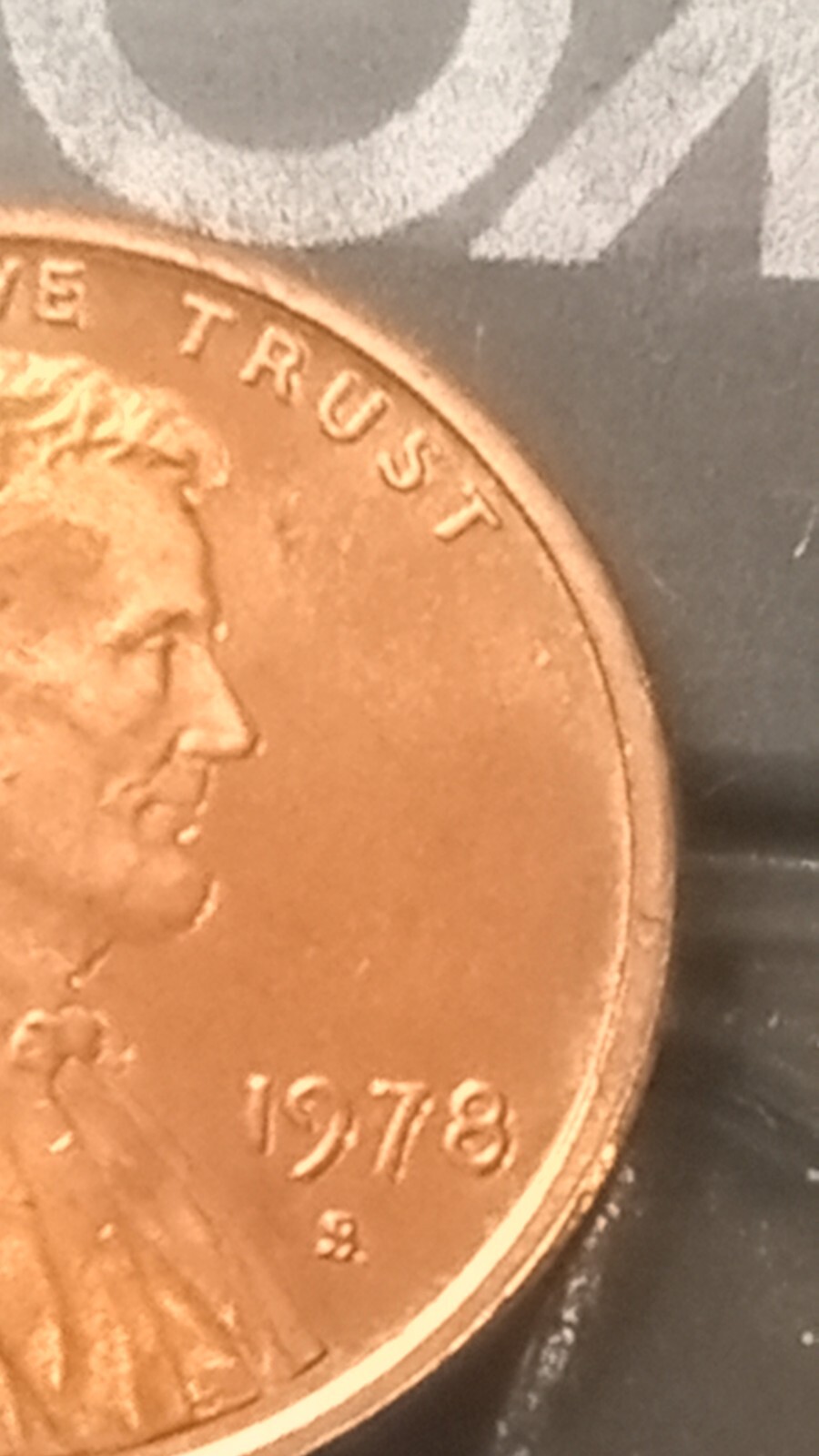 1978-S Lincoln Cent , Uncirculated (Red), Machine Doubling Both Sides