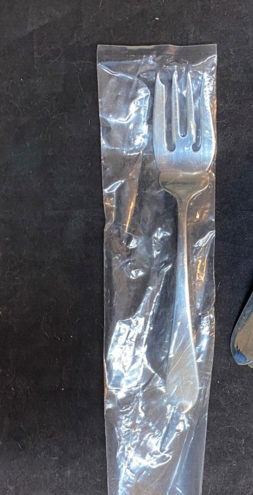 1 BETSY PATTERSON PLAIN STERLING FLATWARE SALAD FORK(S) BIDDING ON 1 WITH 12 AV