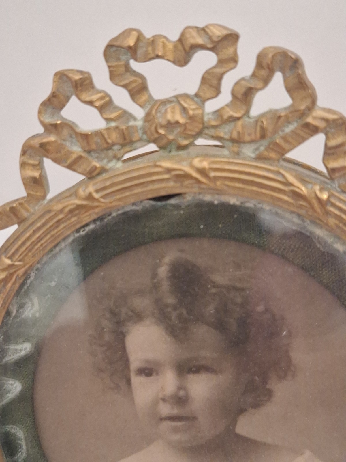 Antique Brass Photograph Frame