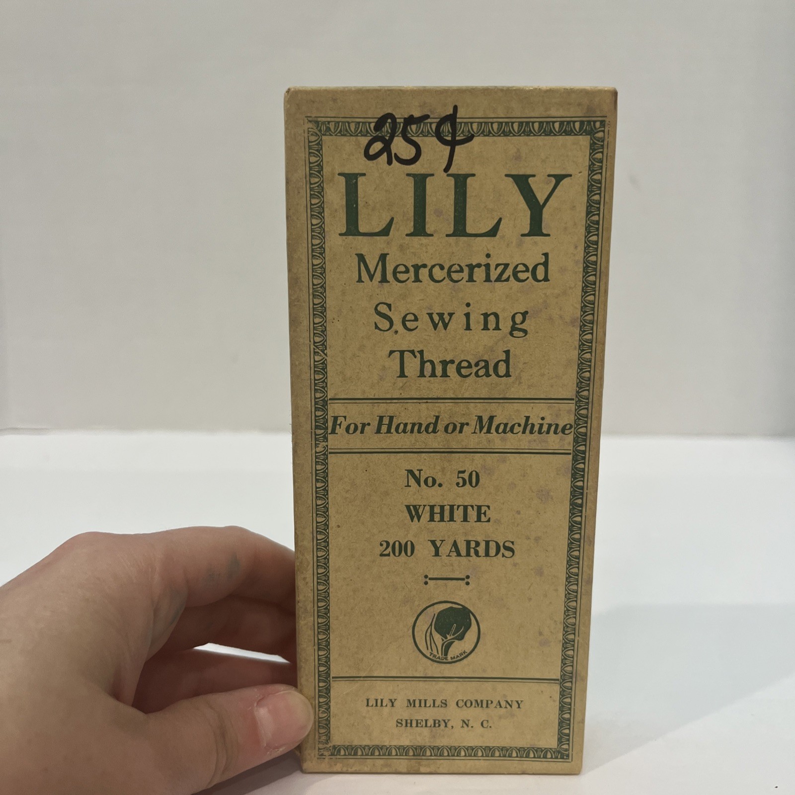Lily Mercerized Sewing Thread Antique Lily Mill Power Co Shelby NC