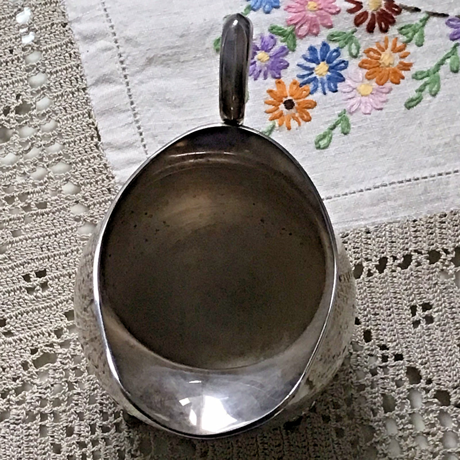 Solid Sterling Silver 106 grams PREISNER Footed Creamer #57 For Use or Scrap