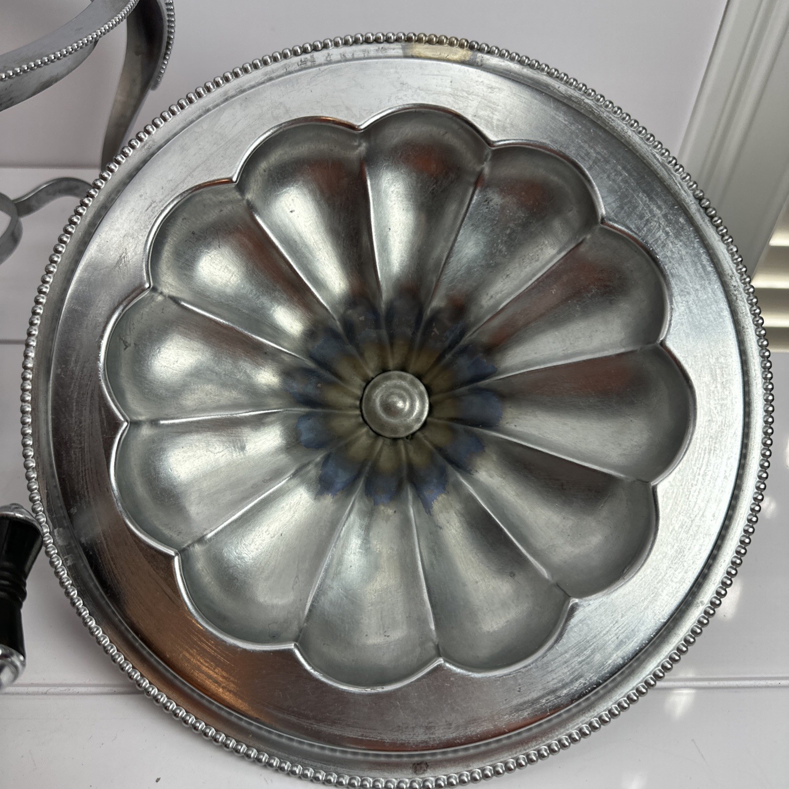 Antique 1895 S.Sternau Co Chafing Dish Silver Plated With Burner Makers Mark