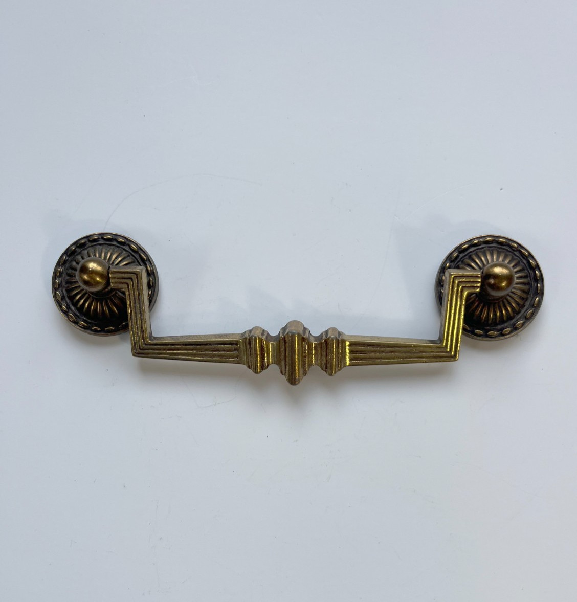 Thomasville Drawer Pull Brass Neoclassical MCM Mid-Century
