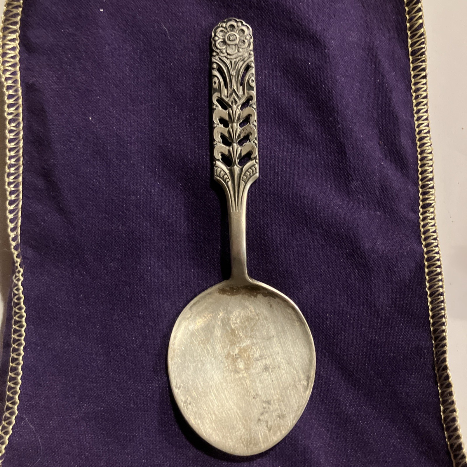 Floriform by David Andersen Norwegian Sterling Silver Petit Four Server FH AS