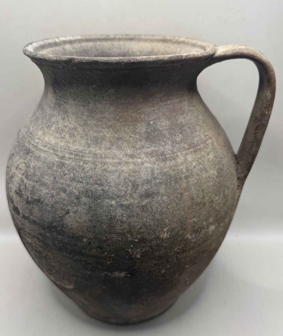 Vintage/Antique Authentic Romanian Cooking Pot Vessel Vase RARE