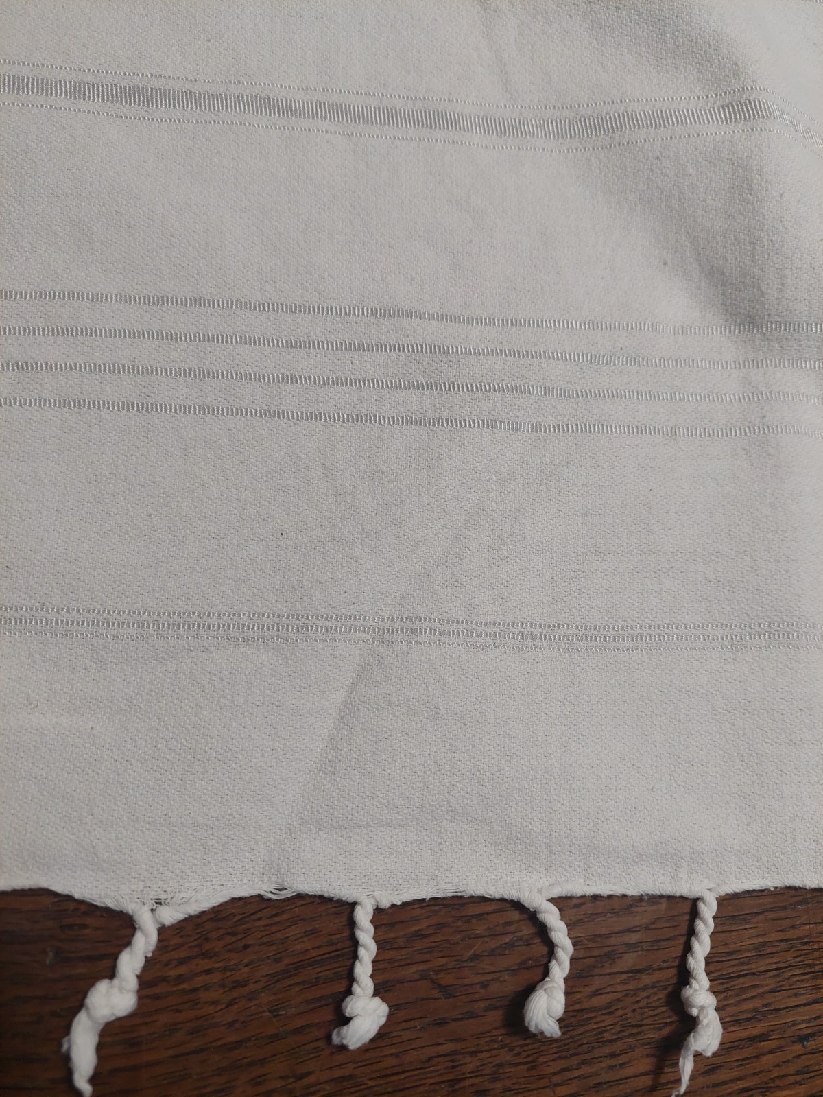 Vintage Cotton Granité Bath Towel Hammam Towel Sheet White 92 X 156 cm