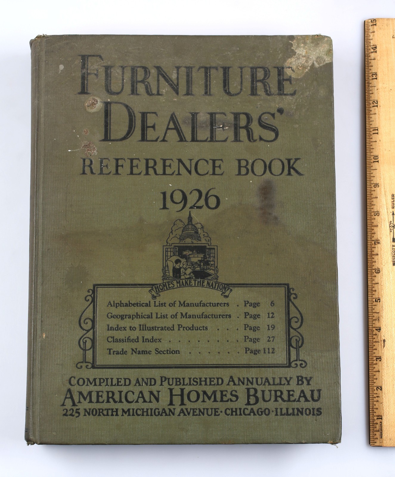 Vintage 1926 American Home Bureau Furniture Dealers Reference Book