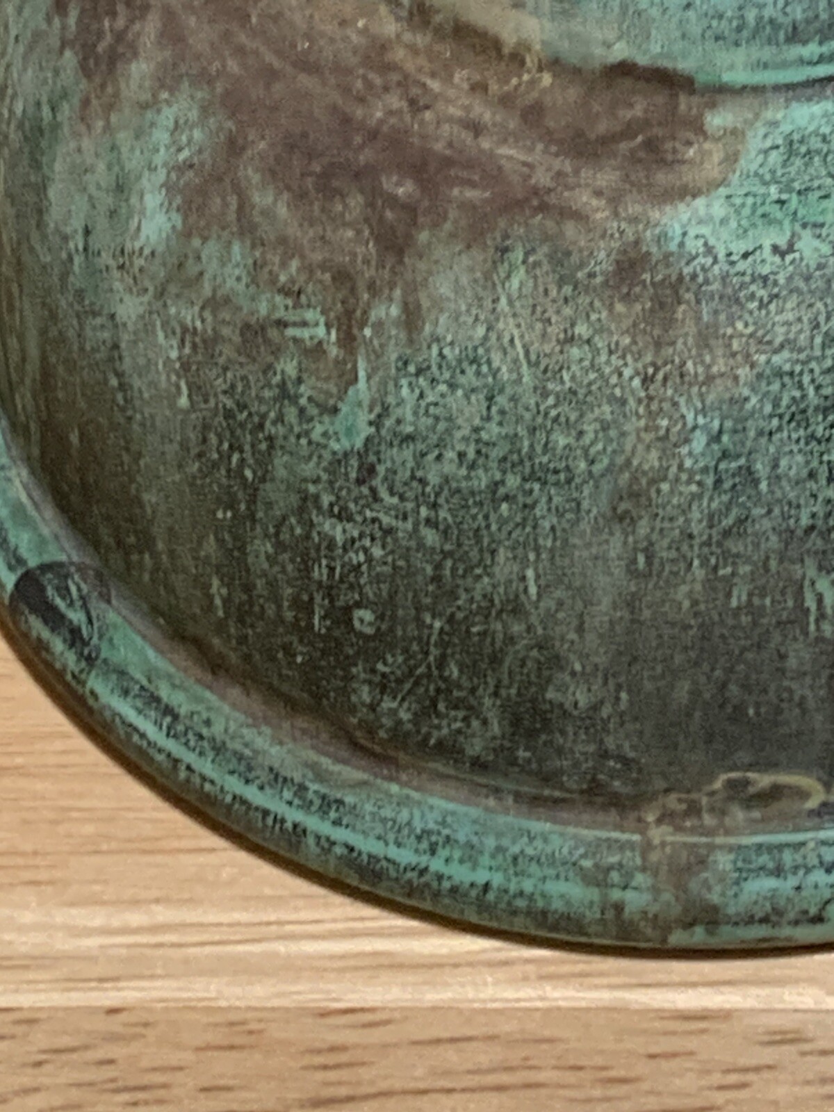 Old Eagle Topper, Finial, 2 Piece, Heavy Green Tarnish, Copper or Brass?