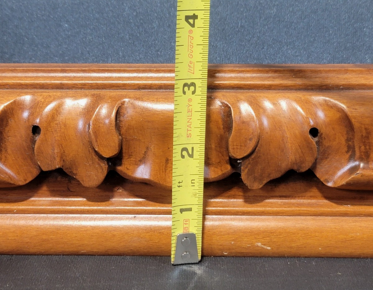 Raymond Enkeboll Designs 1996 Solid Wood Maple Stain Corbel Acanthus Motifs LOT