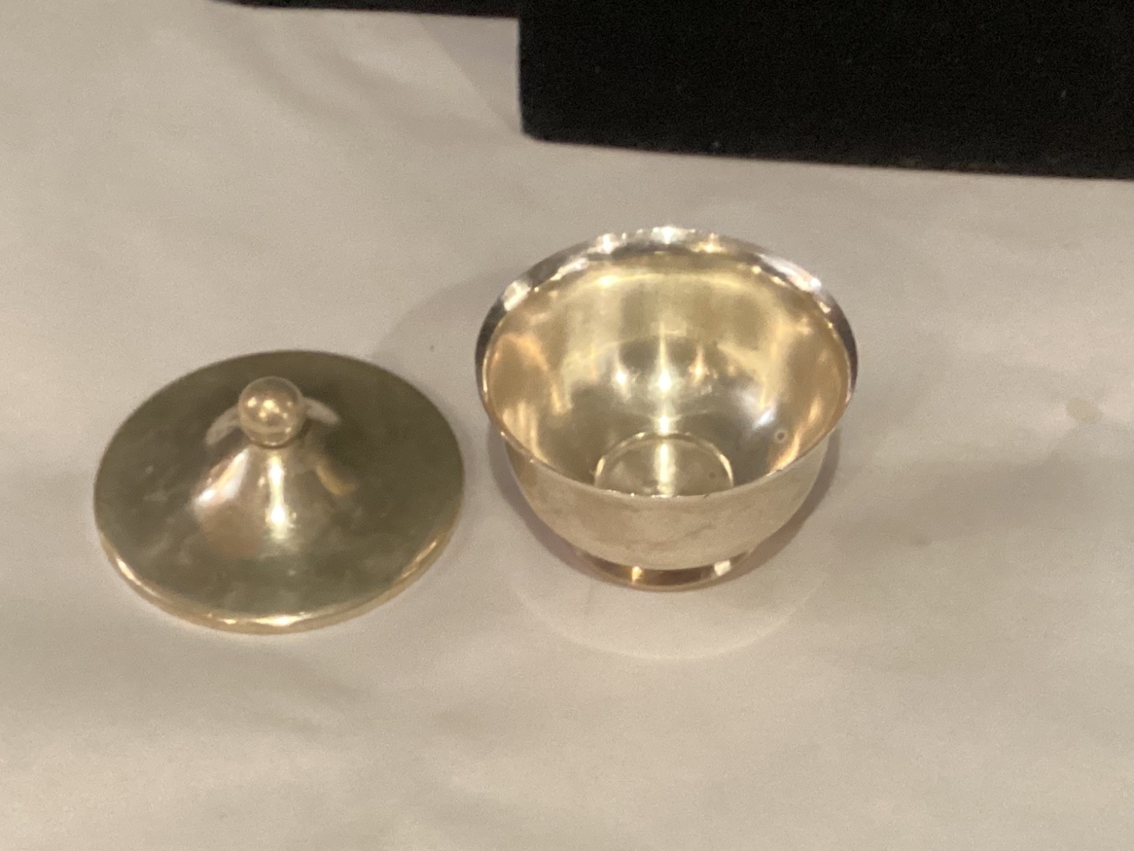 AUTHENTIC SIGNED WEB STERLING SILVER SUGAR BOWL & TONGS MUST SEE NO RESERVE