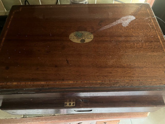 Downtown Abbey lookalike prop? 1928 canteen box no cutlery