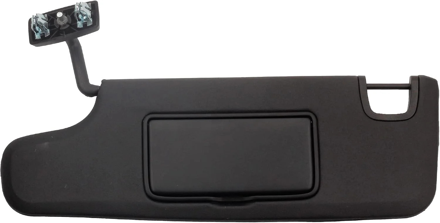 Dasbecan Black Left Driver Side Sun Visor Compatible with Jeep Wrangler JK 2007-