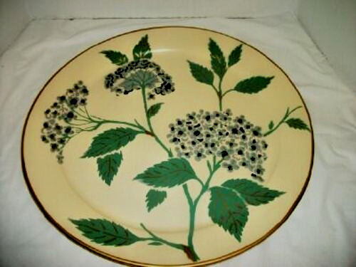 Cottagecore 1940s Round Tole Tray Hydrangias Social Supper American Art Works